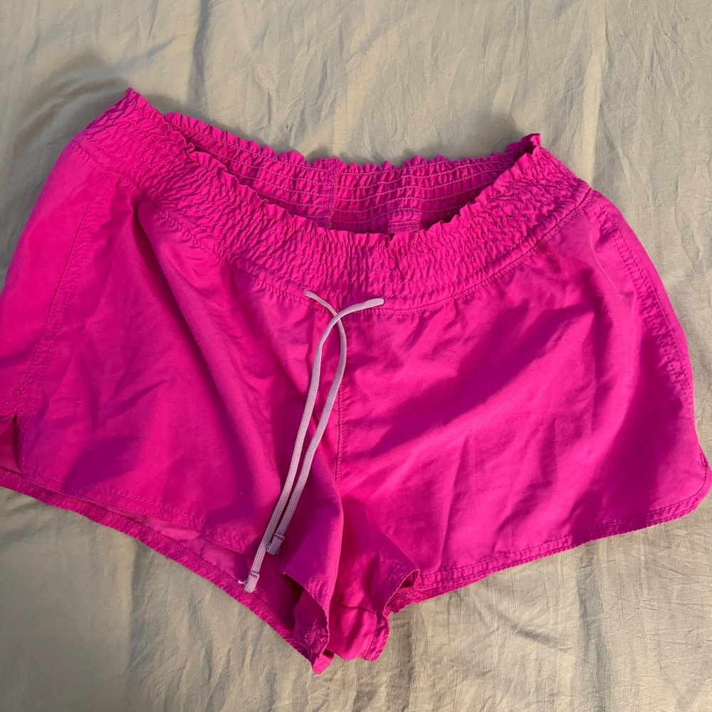 Hot pink board shorts